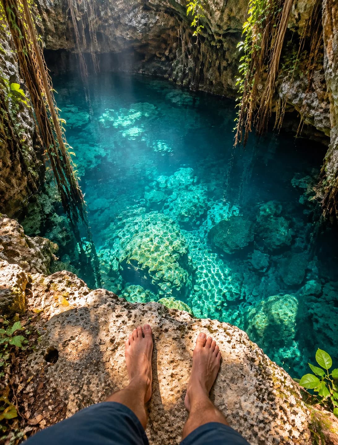 Diving Into a Cenote I Almost Didn’t Jump Into